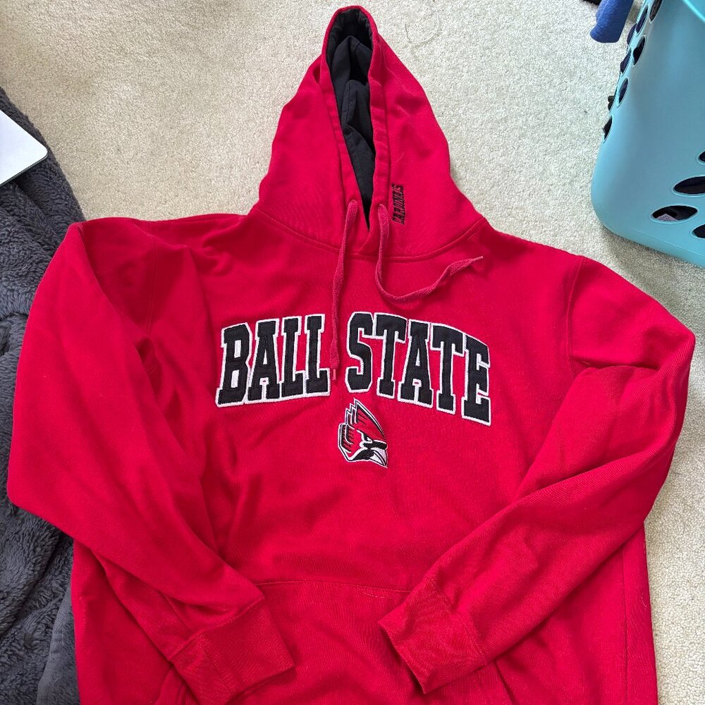 Ball State Mens Hoodie, Size L